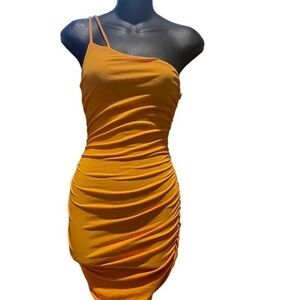 Princess Polly mini orange summer dress!!